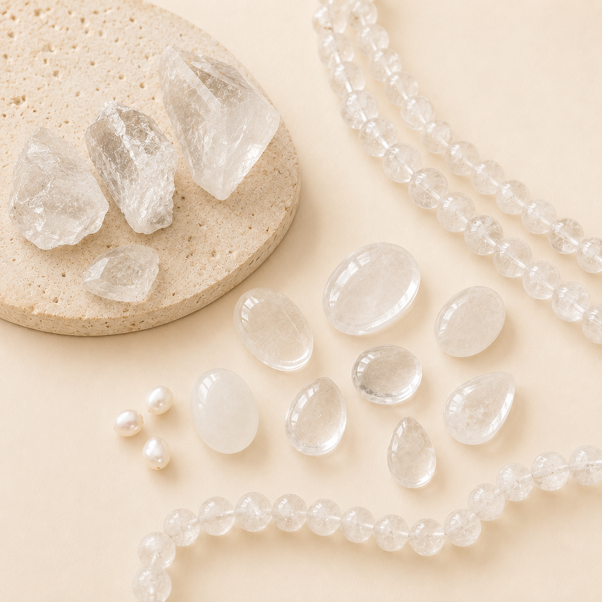 Crystal Quartz • clarity • balance • positive energy