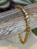 Single Bracelet Amber Glass @Evanston Made Storefront