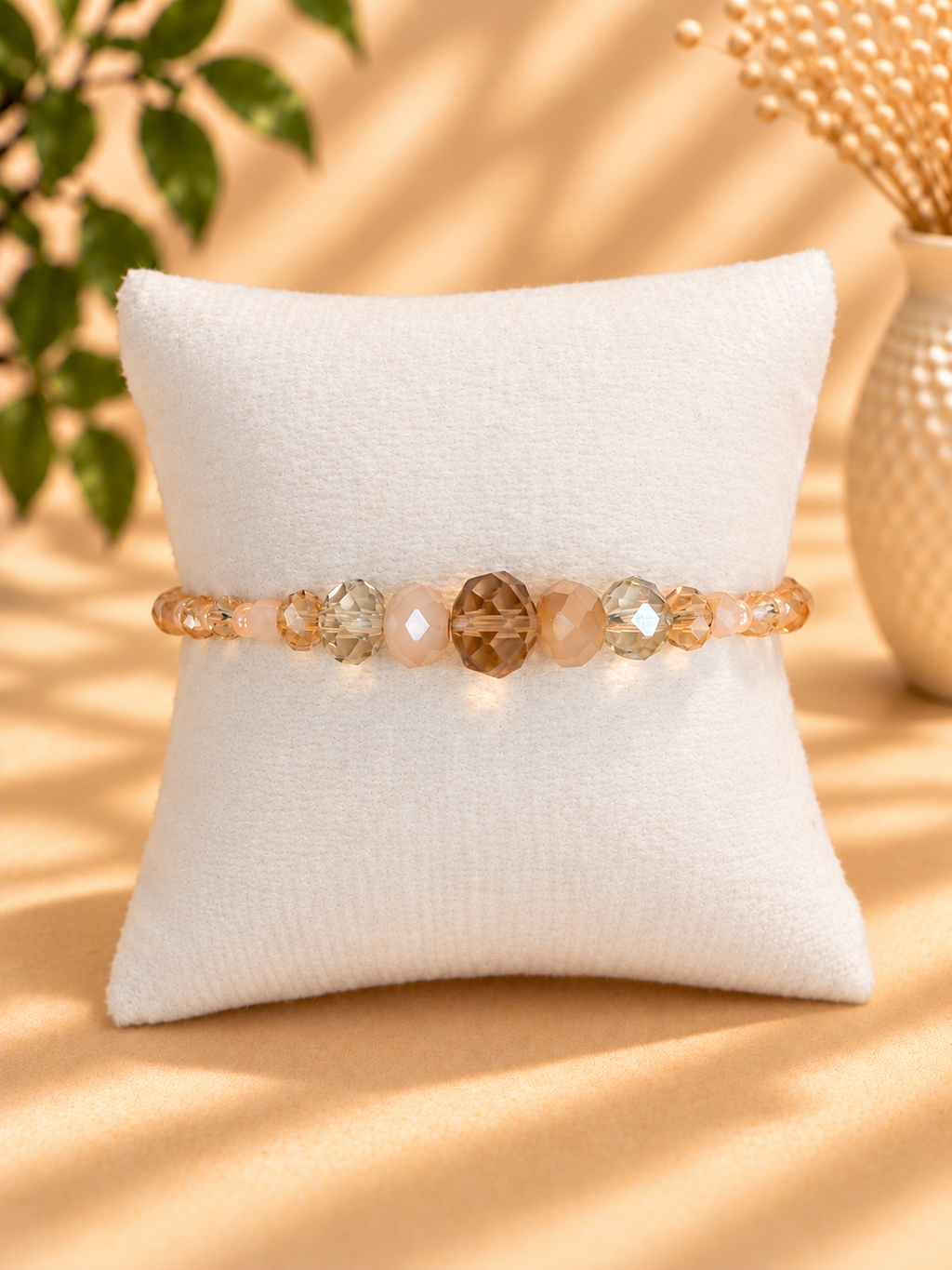 Glass crystal faceted Bracelet