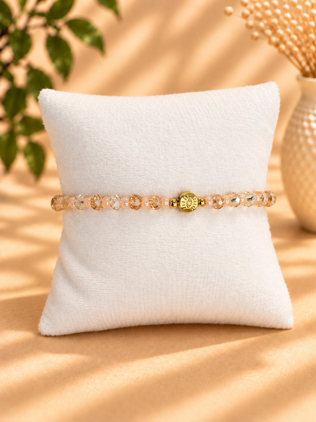 Glass crystal faceted Bracelet