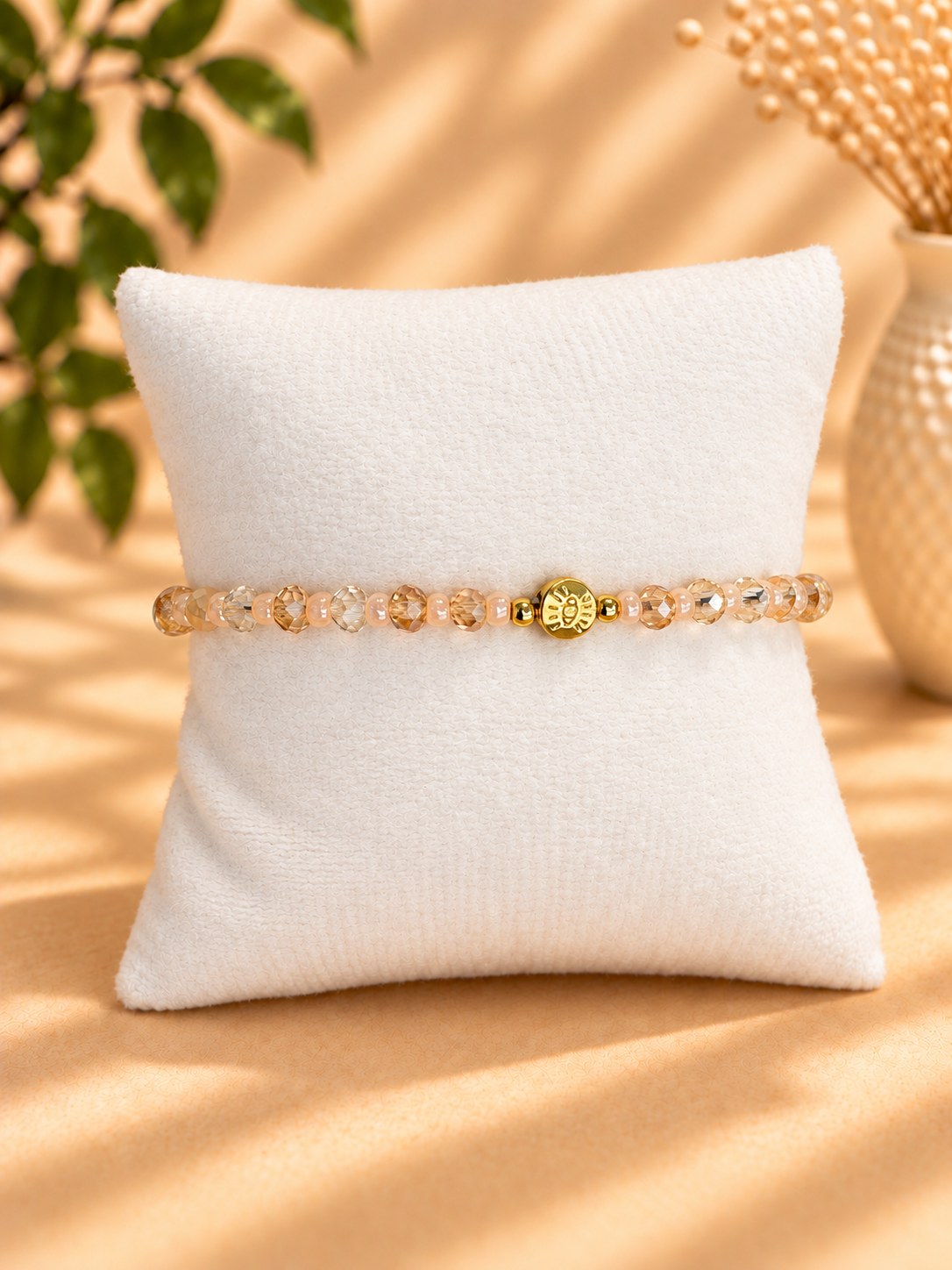 Glass crystal faceted Bracelet