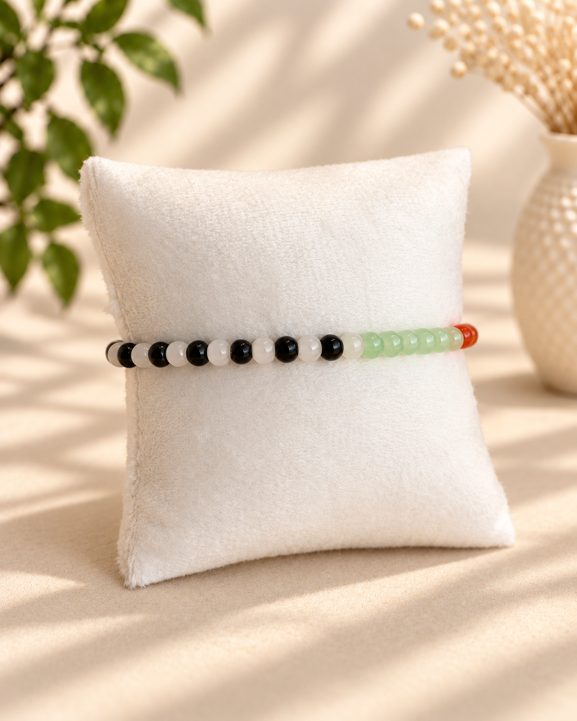 Fun multi-colored glass bead Bracelet