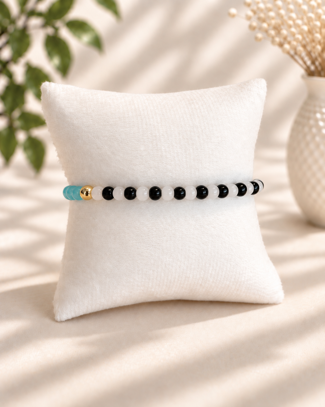 Fun multi-colored glass bead Bracelet