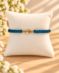 Translucent Blue Glass Beads Evil Eye Bracelet