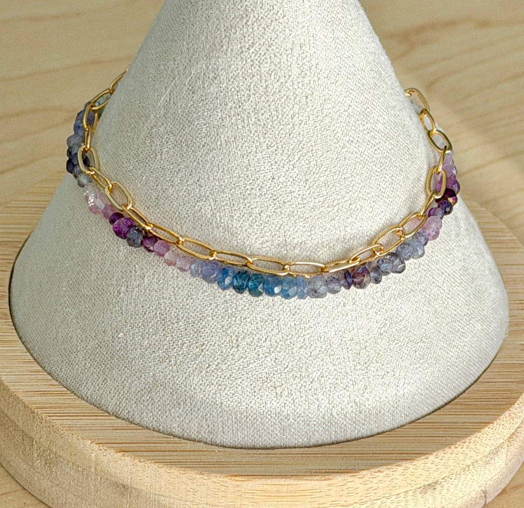 Duet bracelet #11 blurple