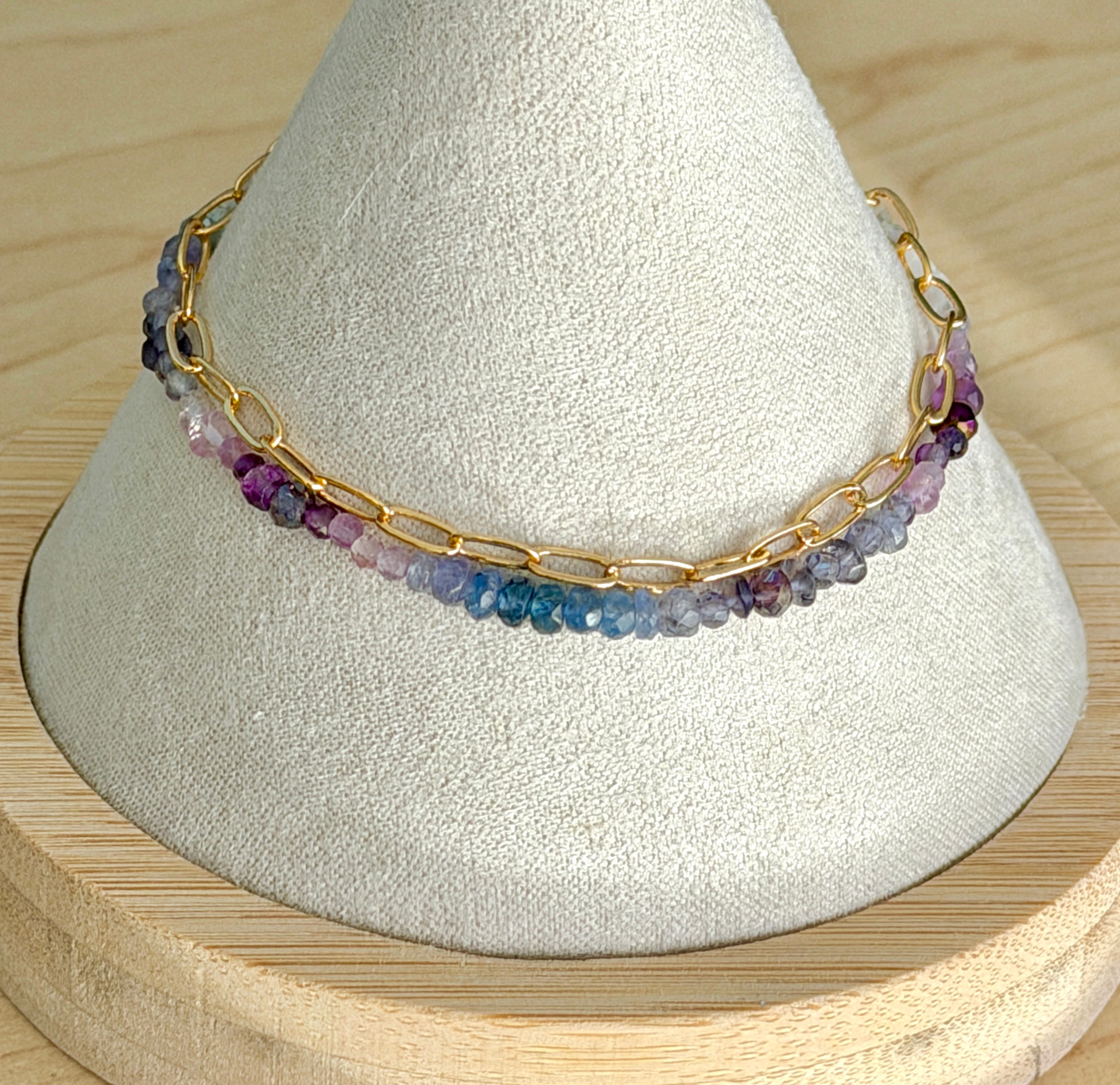 Duet bracelet #11 blurple