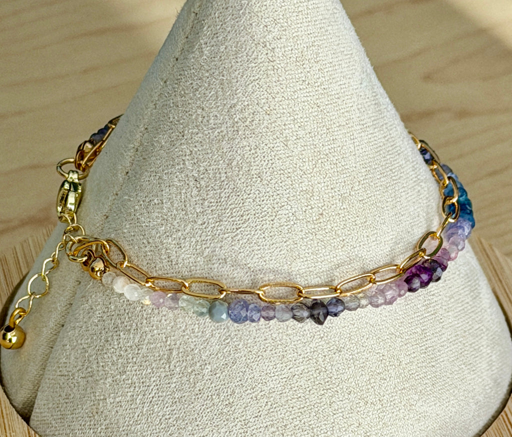 Duet bracelet #11 blurple