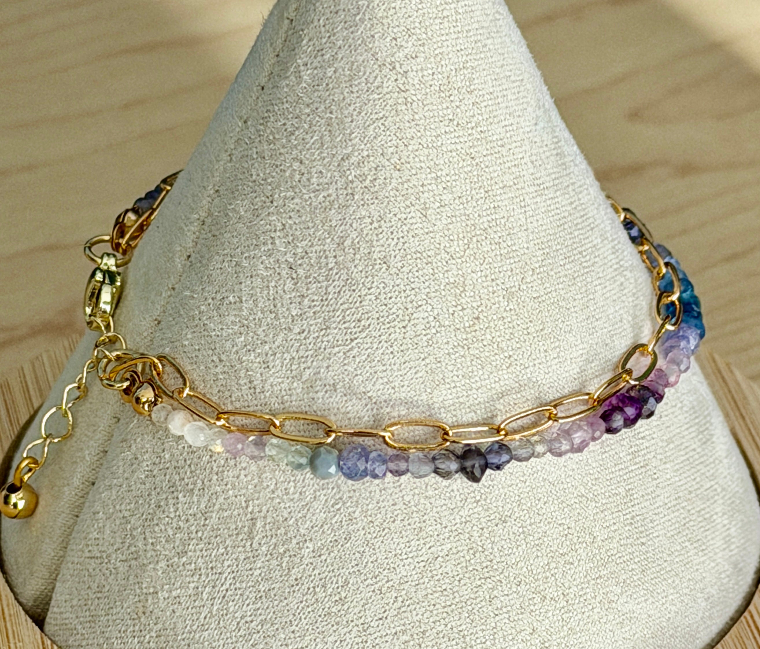 Duet bracelet #11 blurple