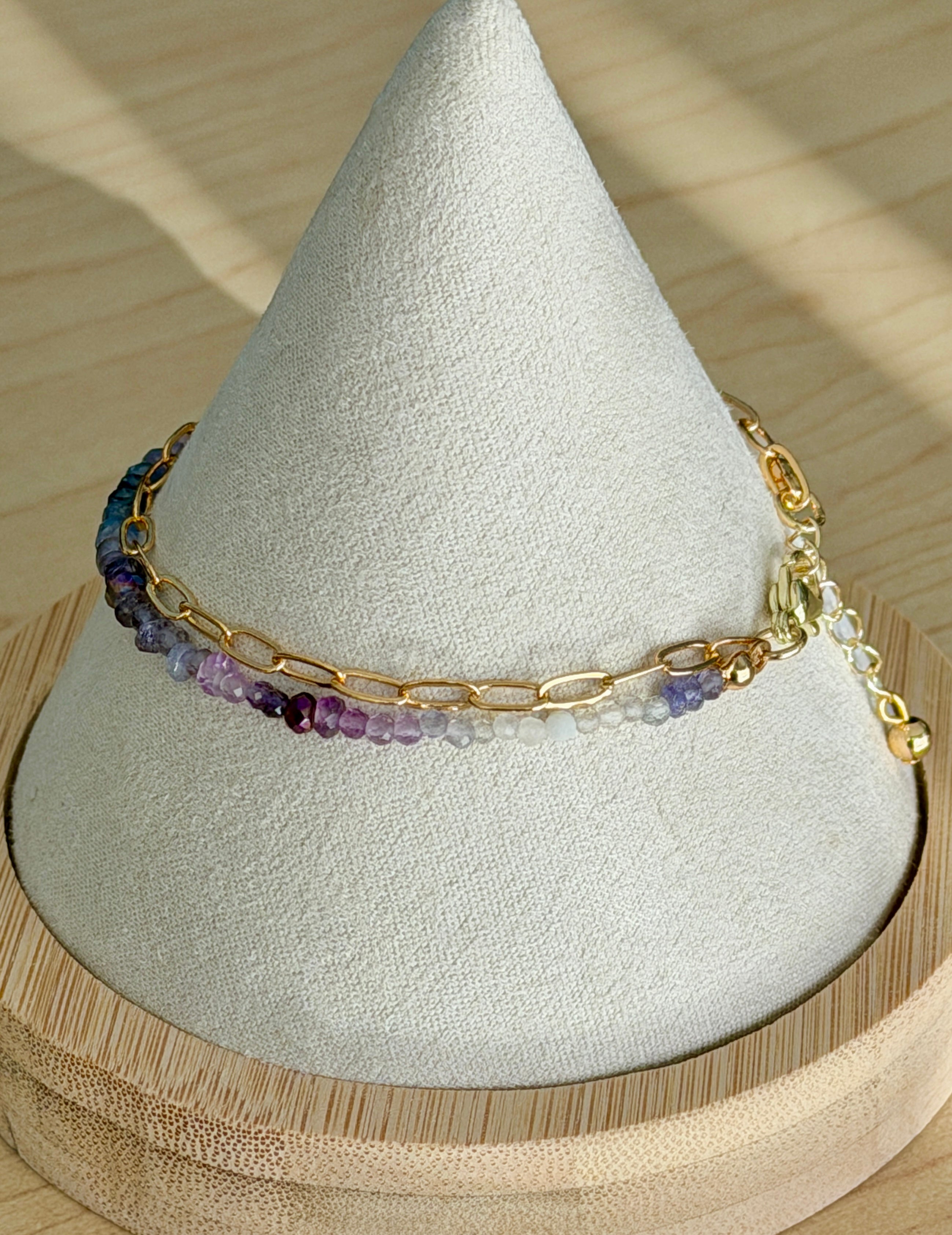 Duet bracelet #11 blurple