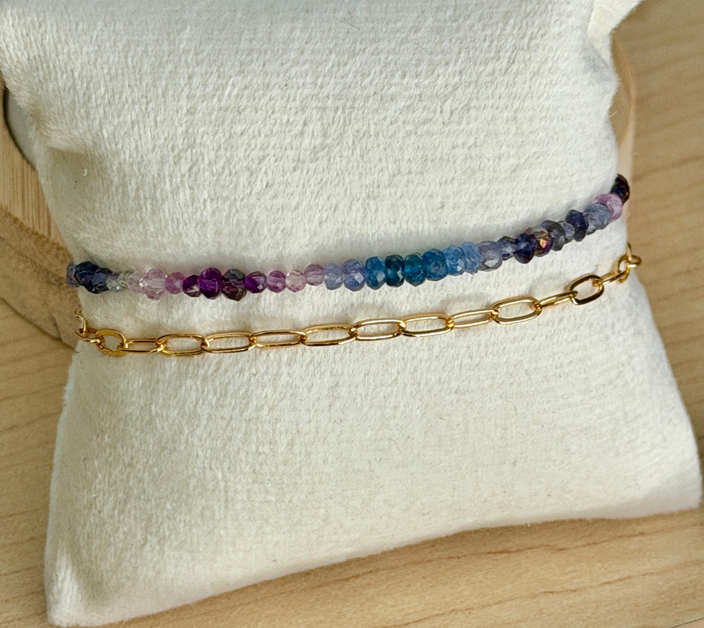 Duet bracelet #11 blurple