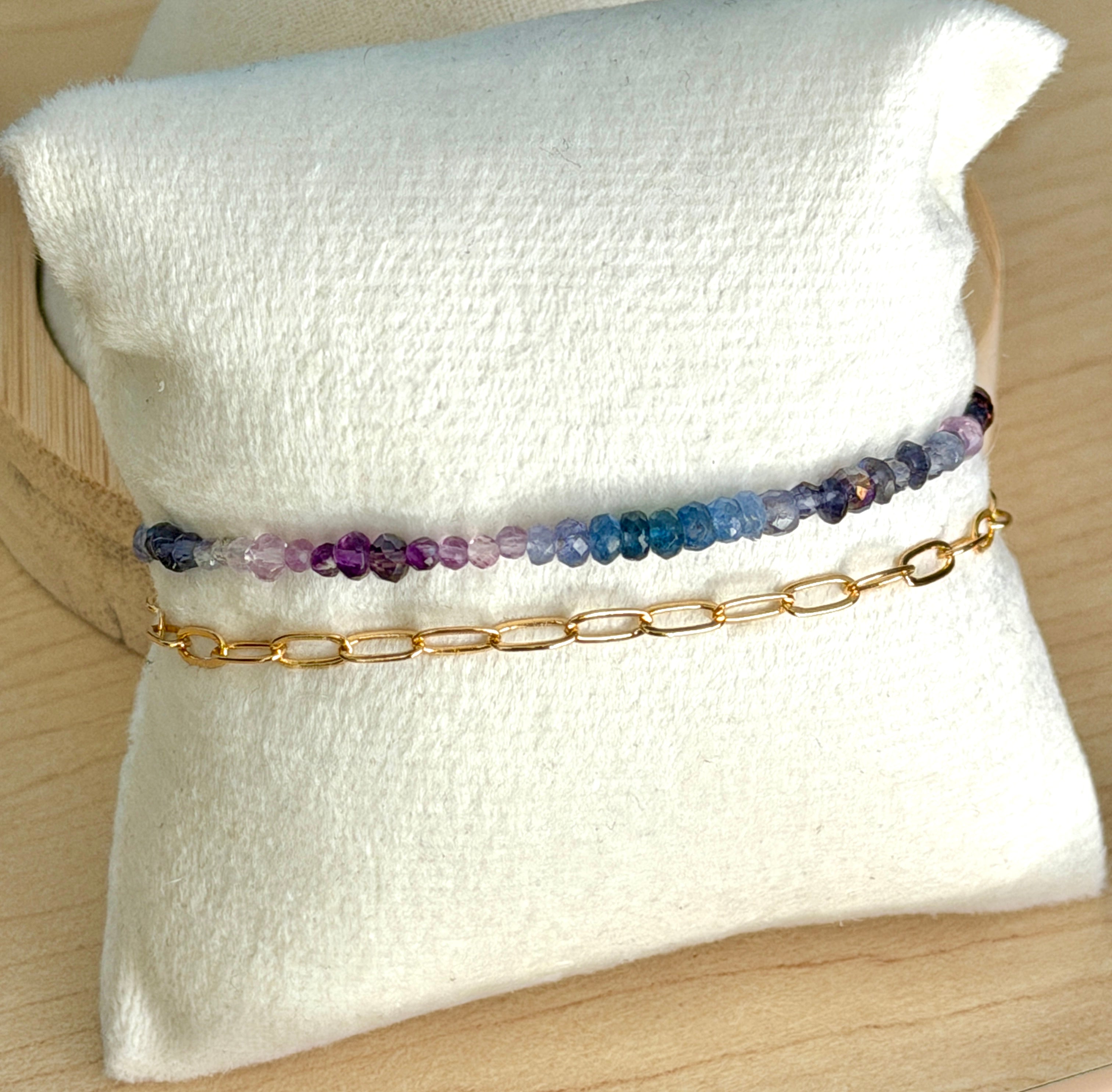 Duet bracelet #11 blurple