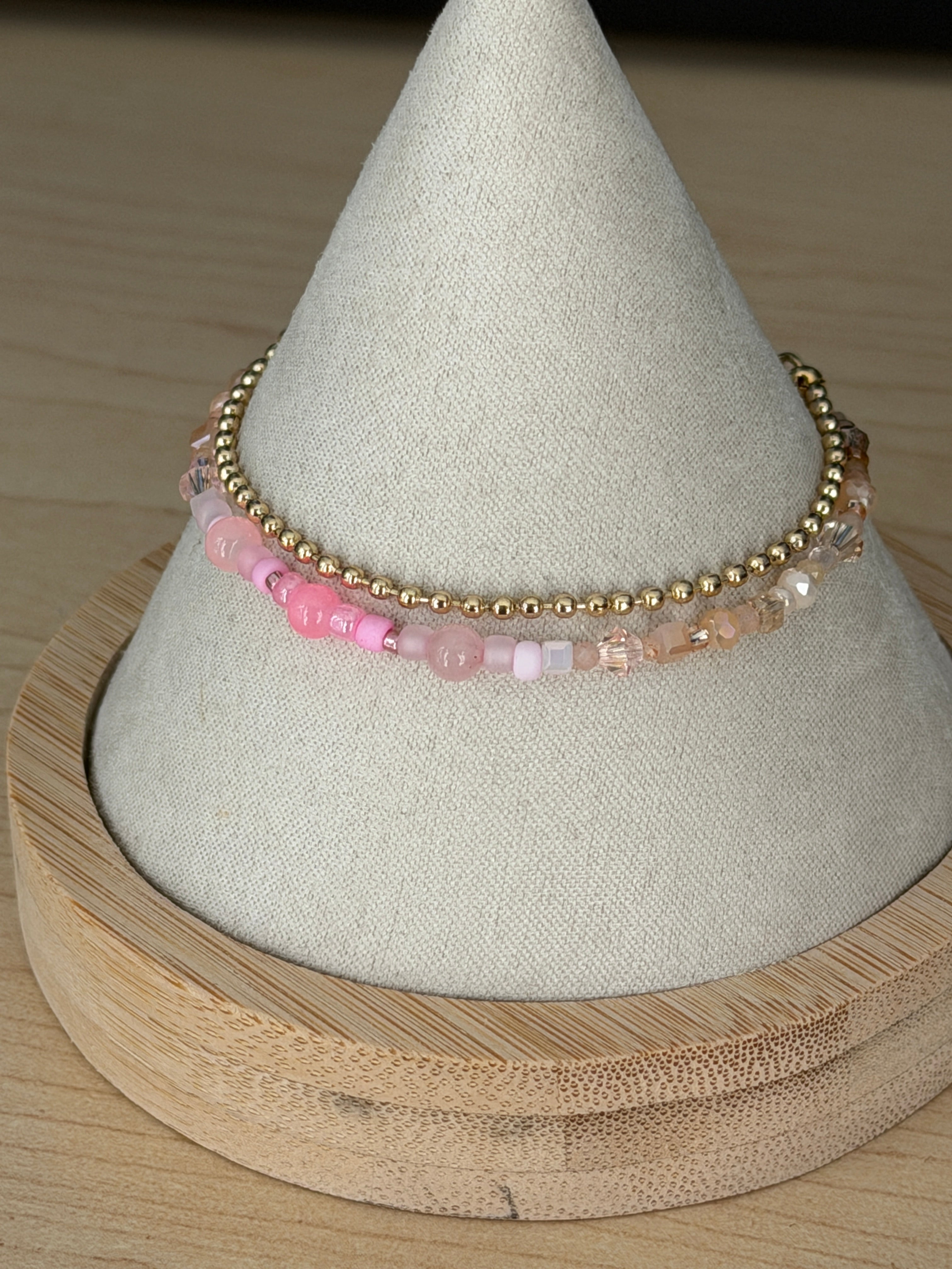 Duet bracelet #14 Pink