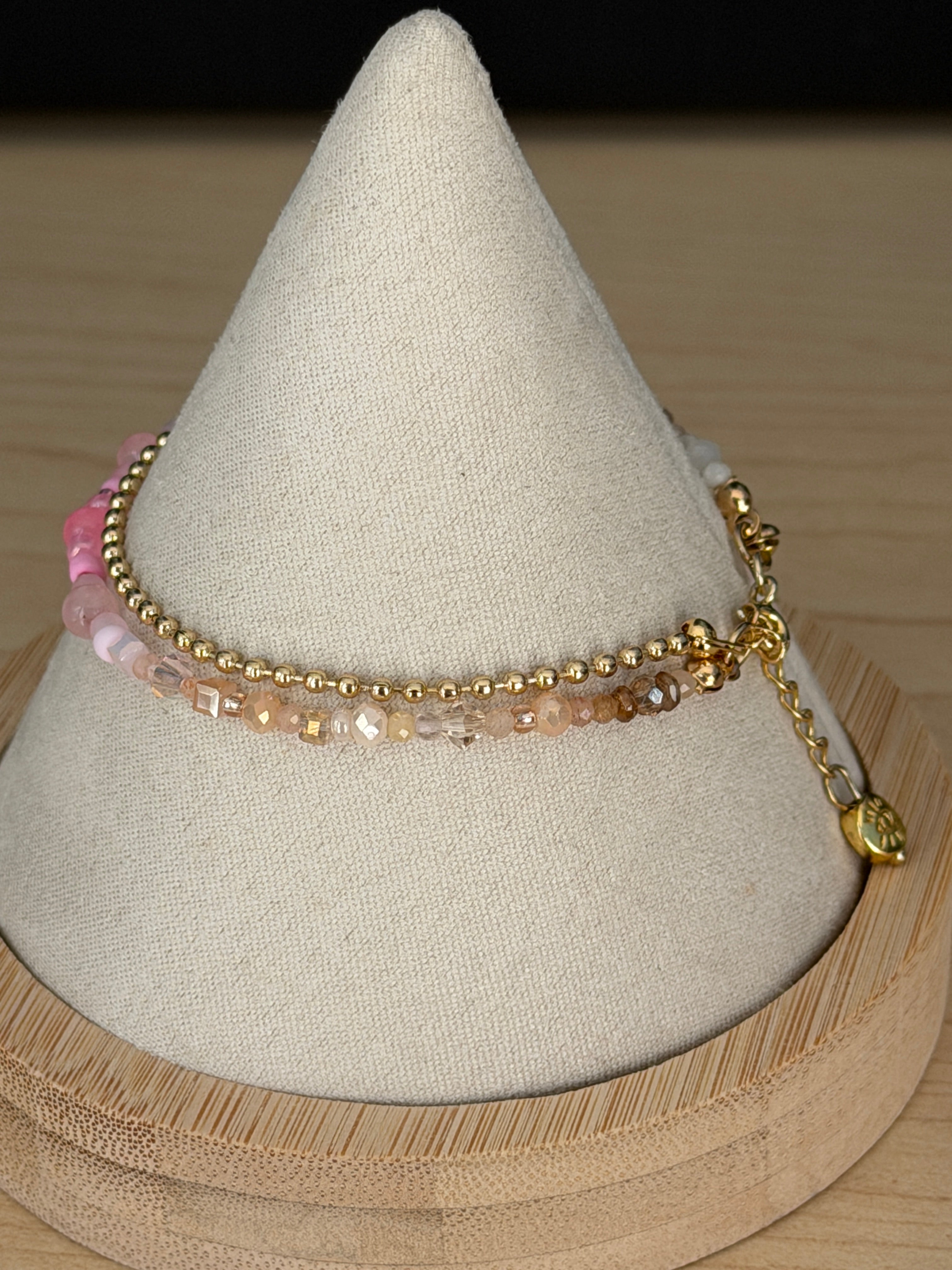 Duet bracelet #14 Pink