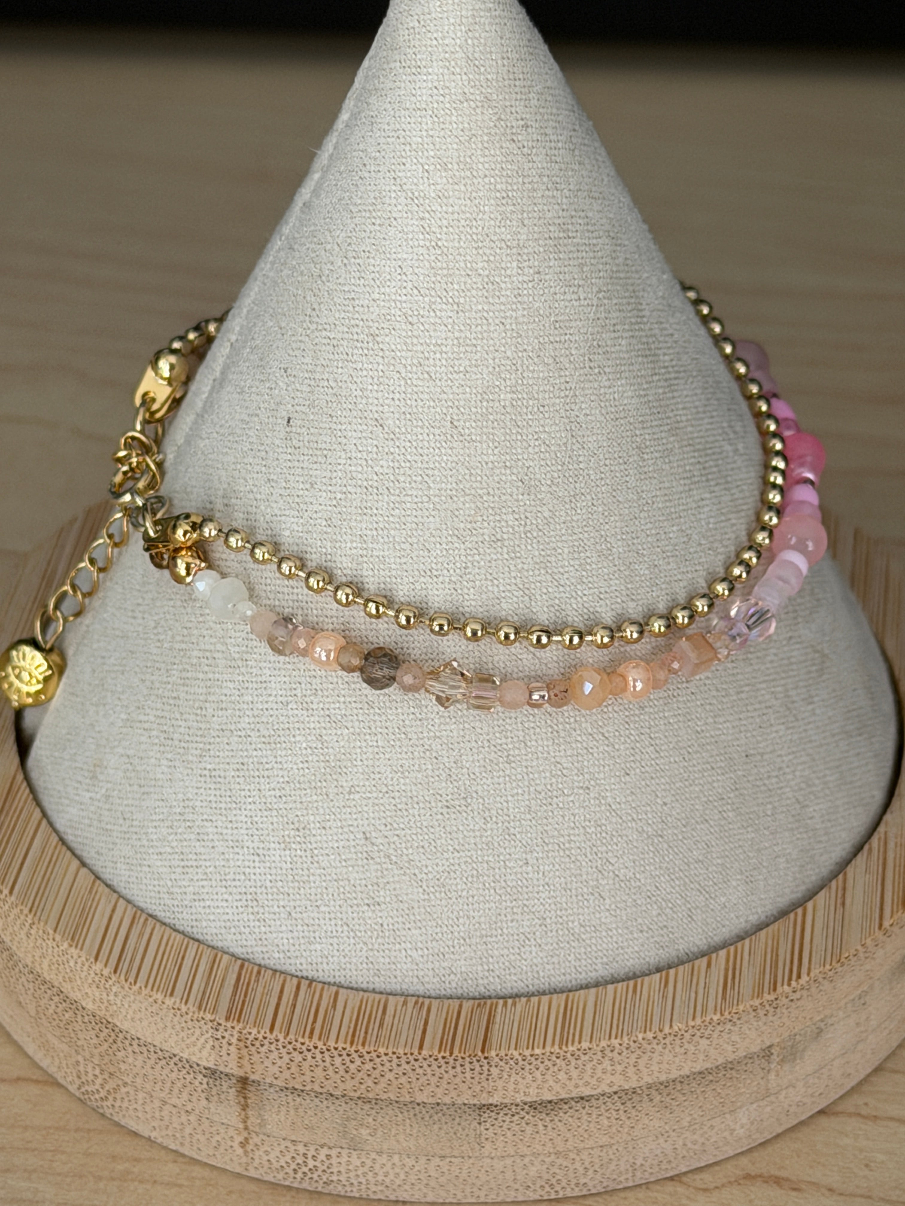 Duet bracelet #14 Pink