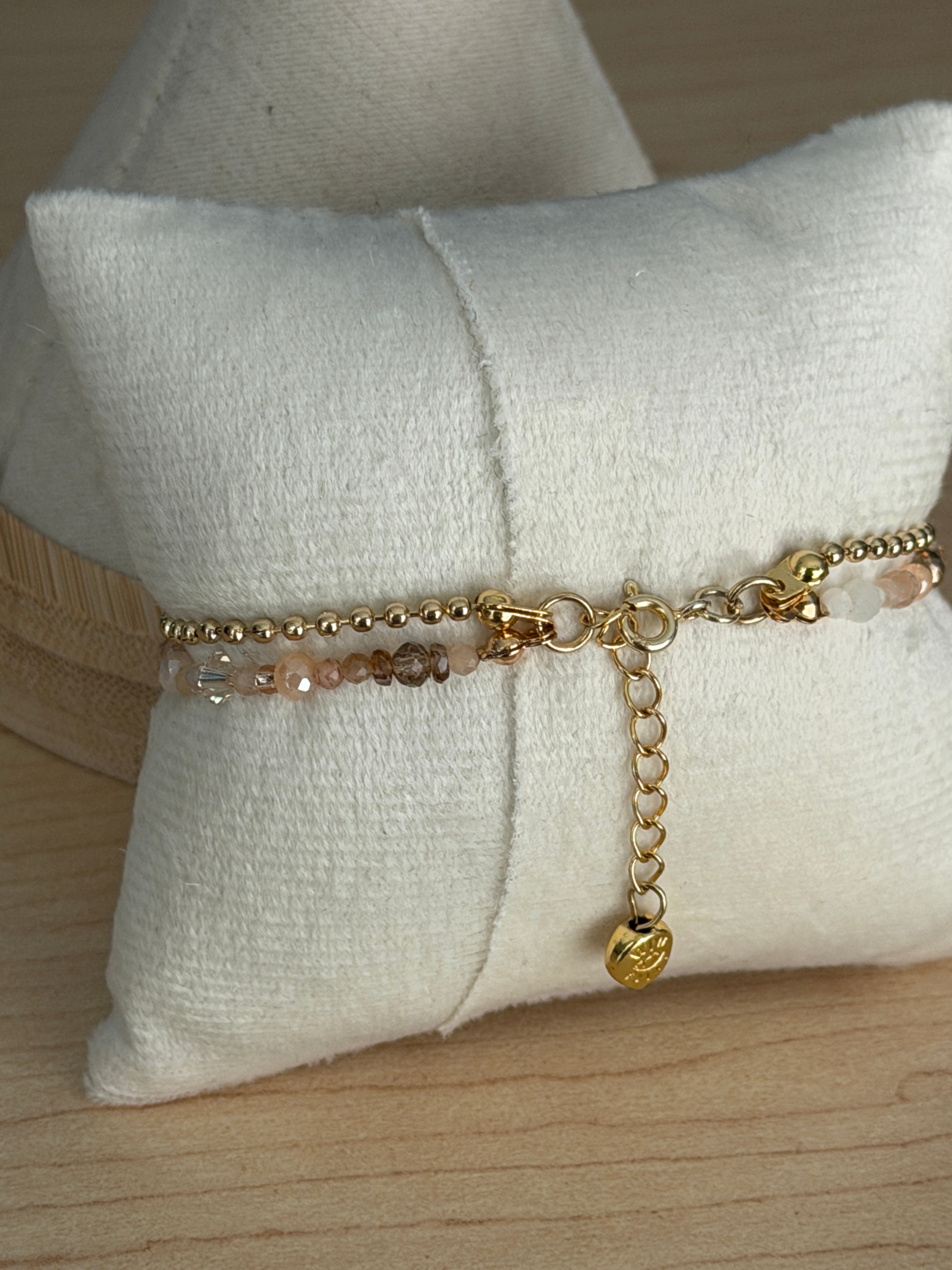 Duet bracelet #14 Pink