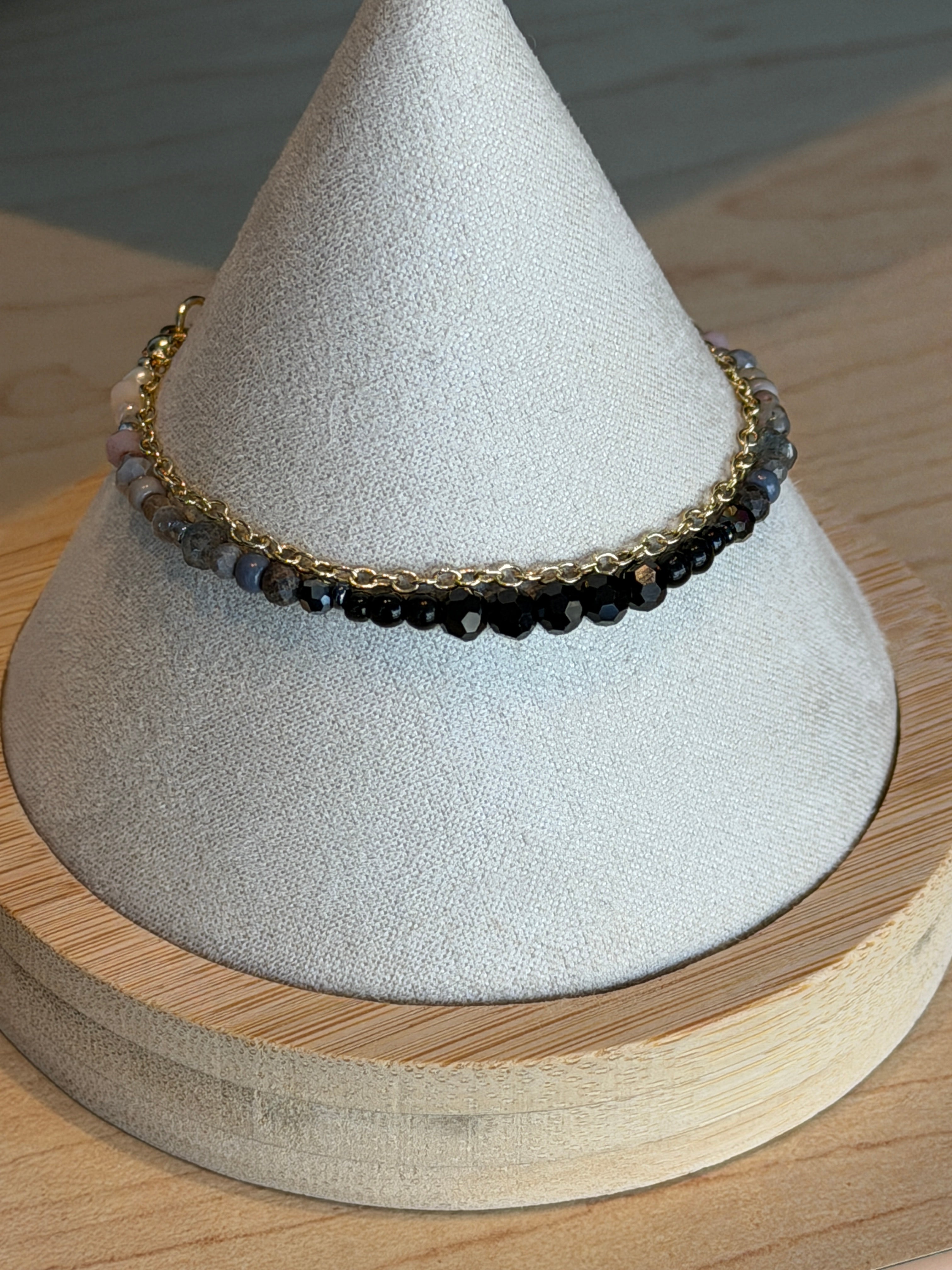 Duet bracelet #16 black