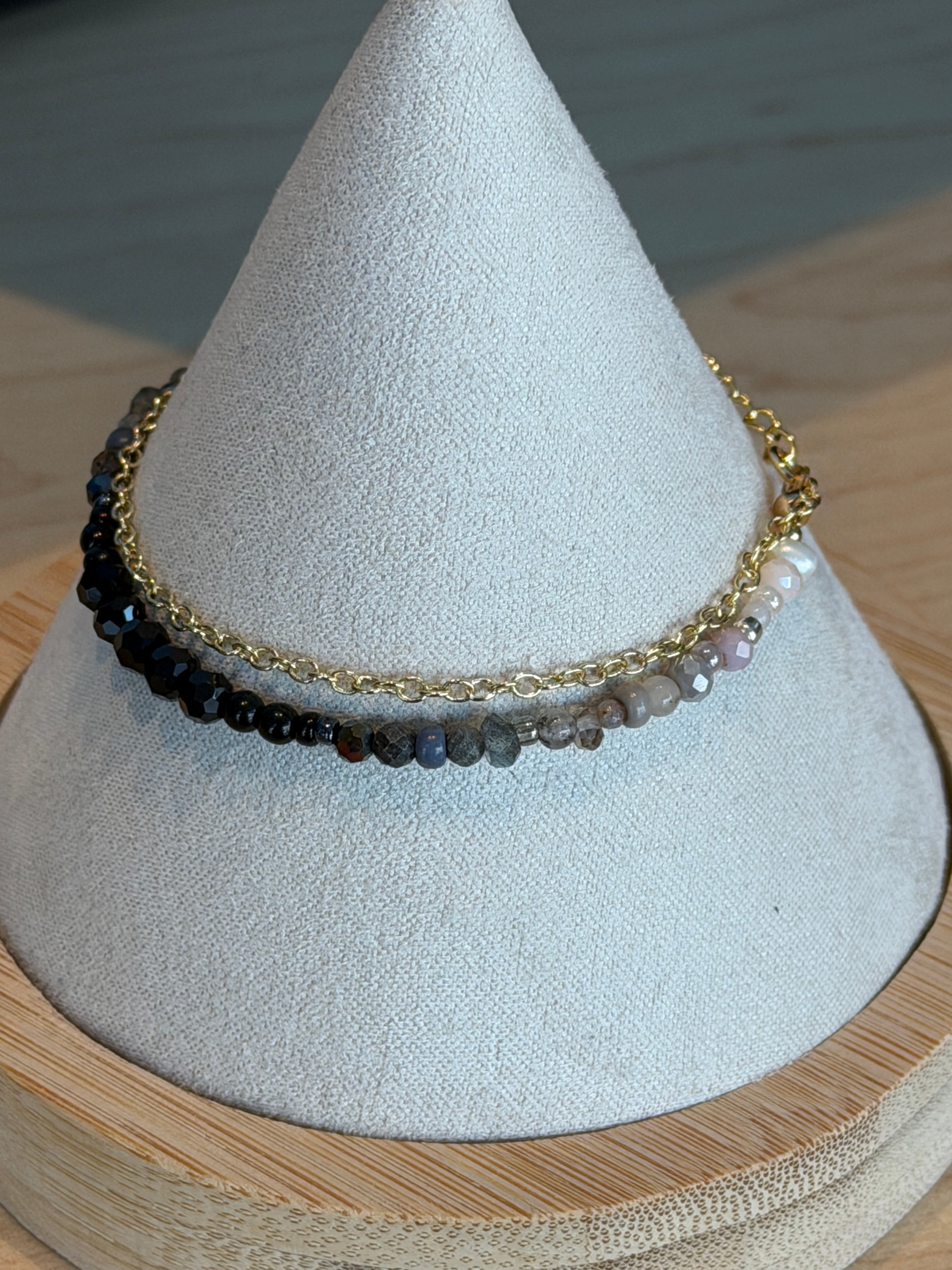 Duet bracelet #16 black