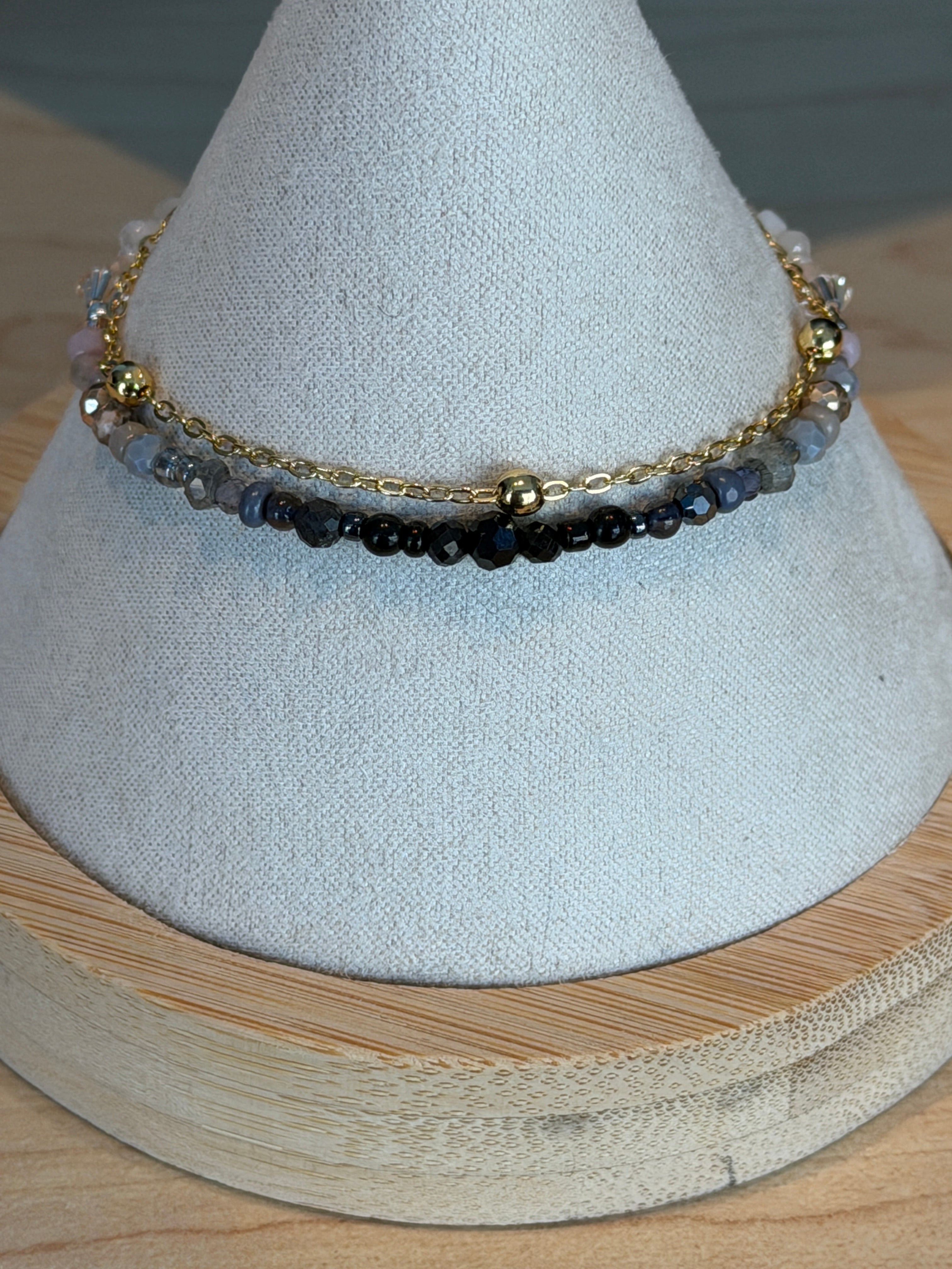 Duet bracelet #16 black