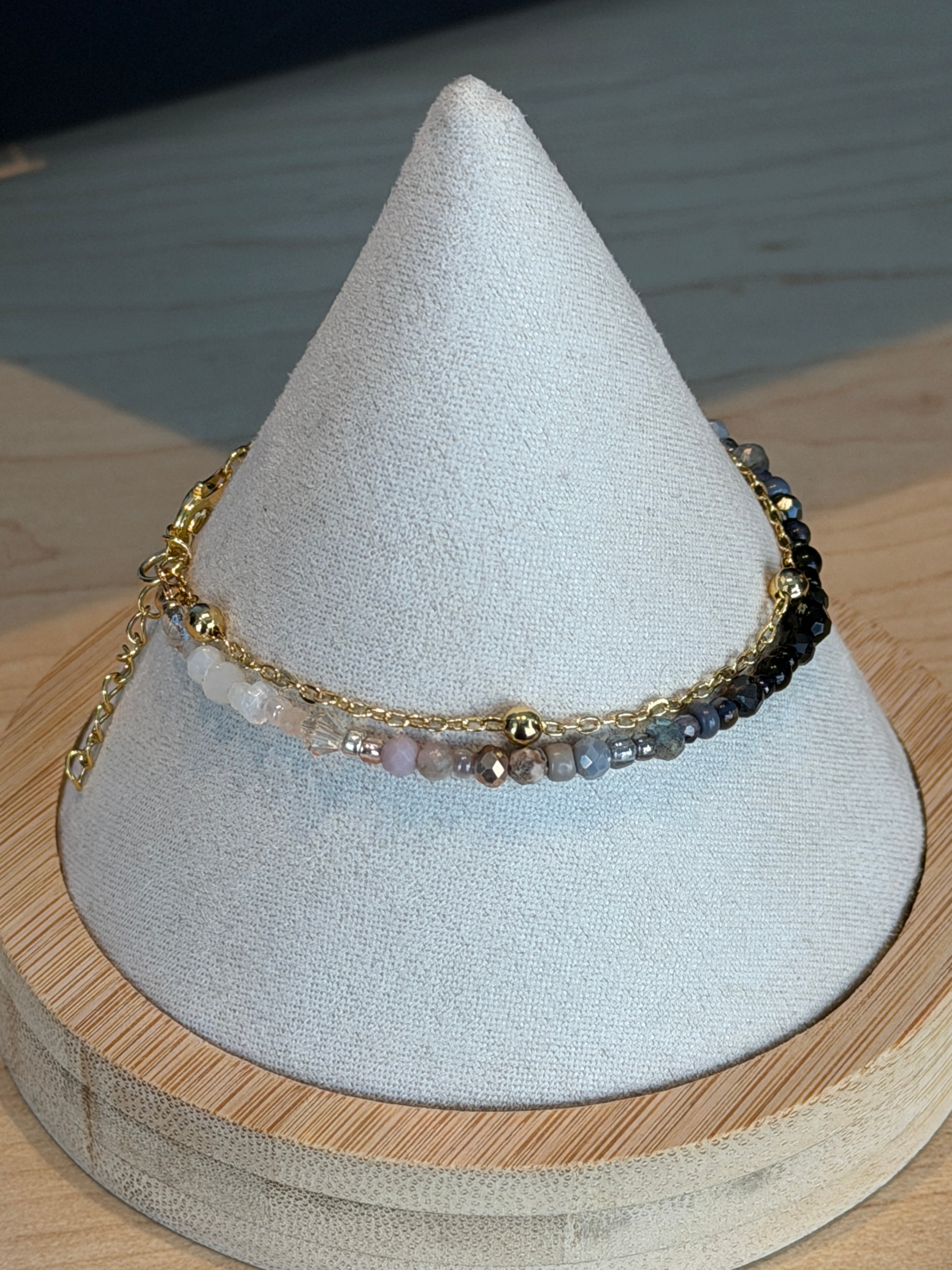 Duet bracelet #16 black