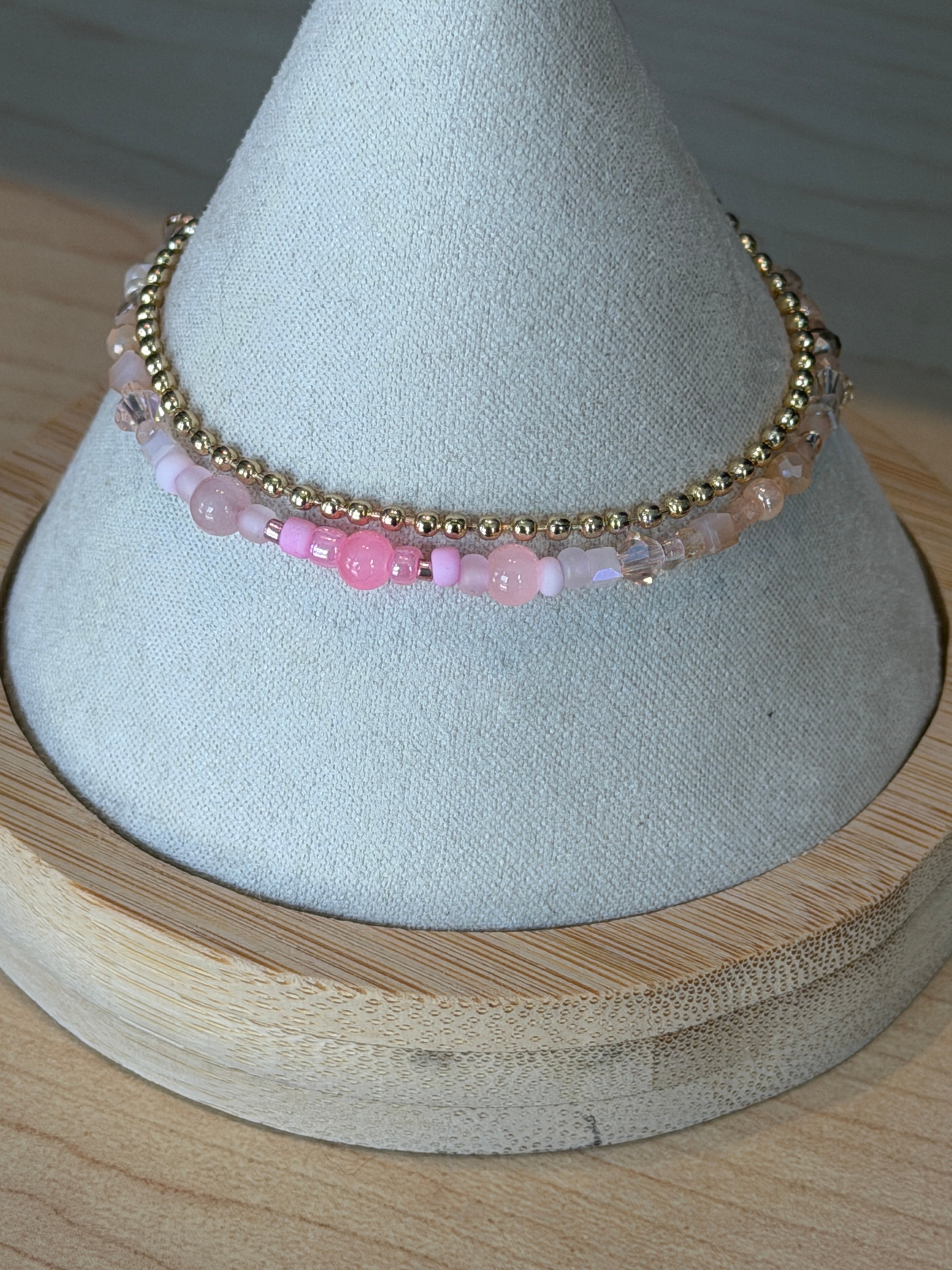 Duet bracelet #14 Pink