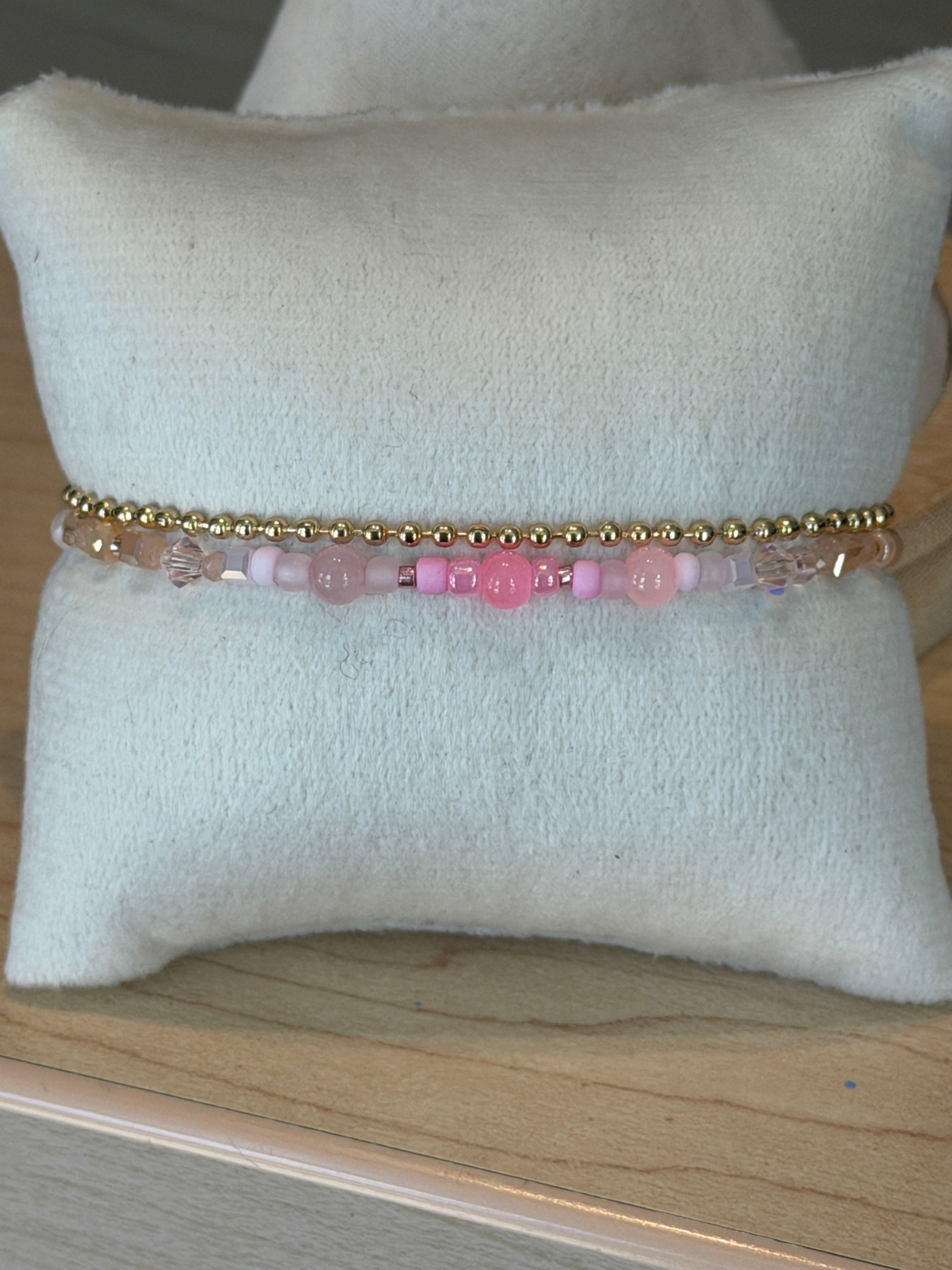 Duet bracelet #14 Pink