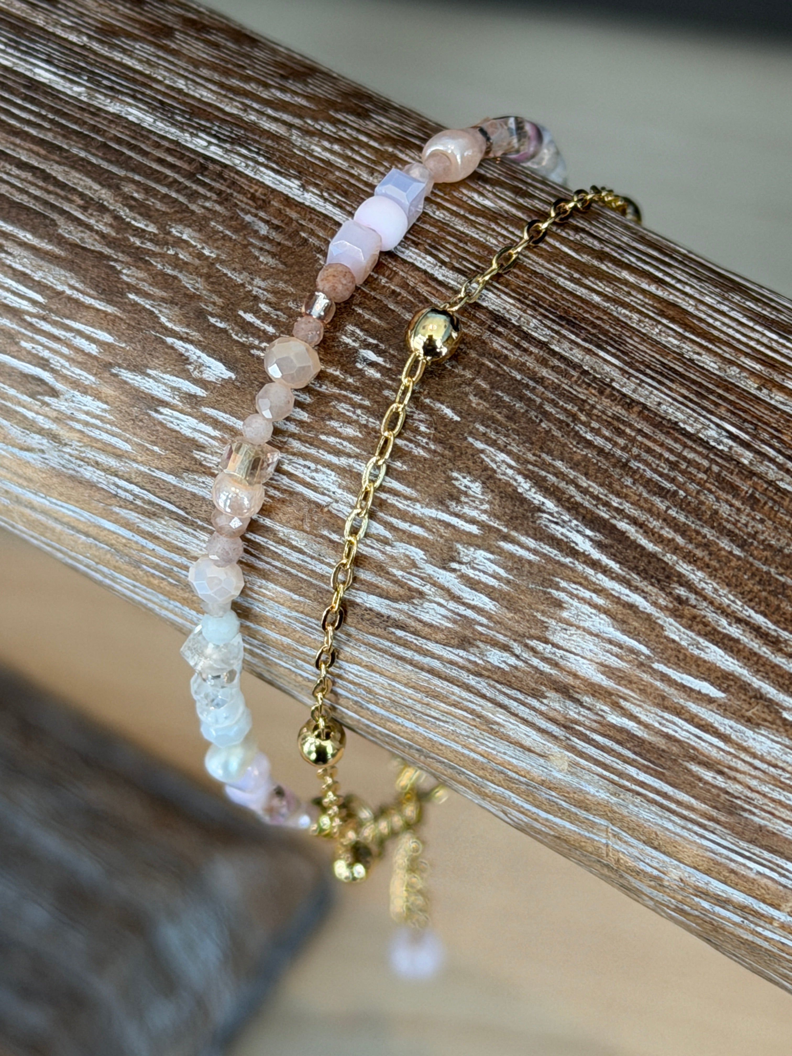 Duet bracelet #13 Light Pink