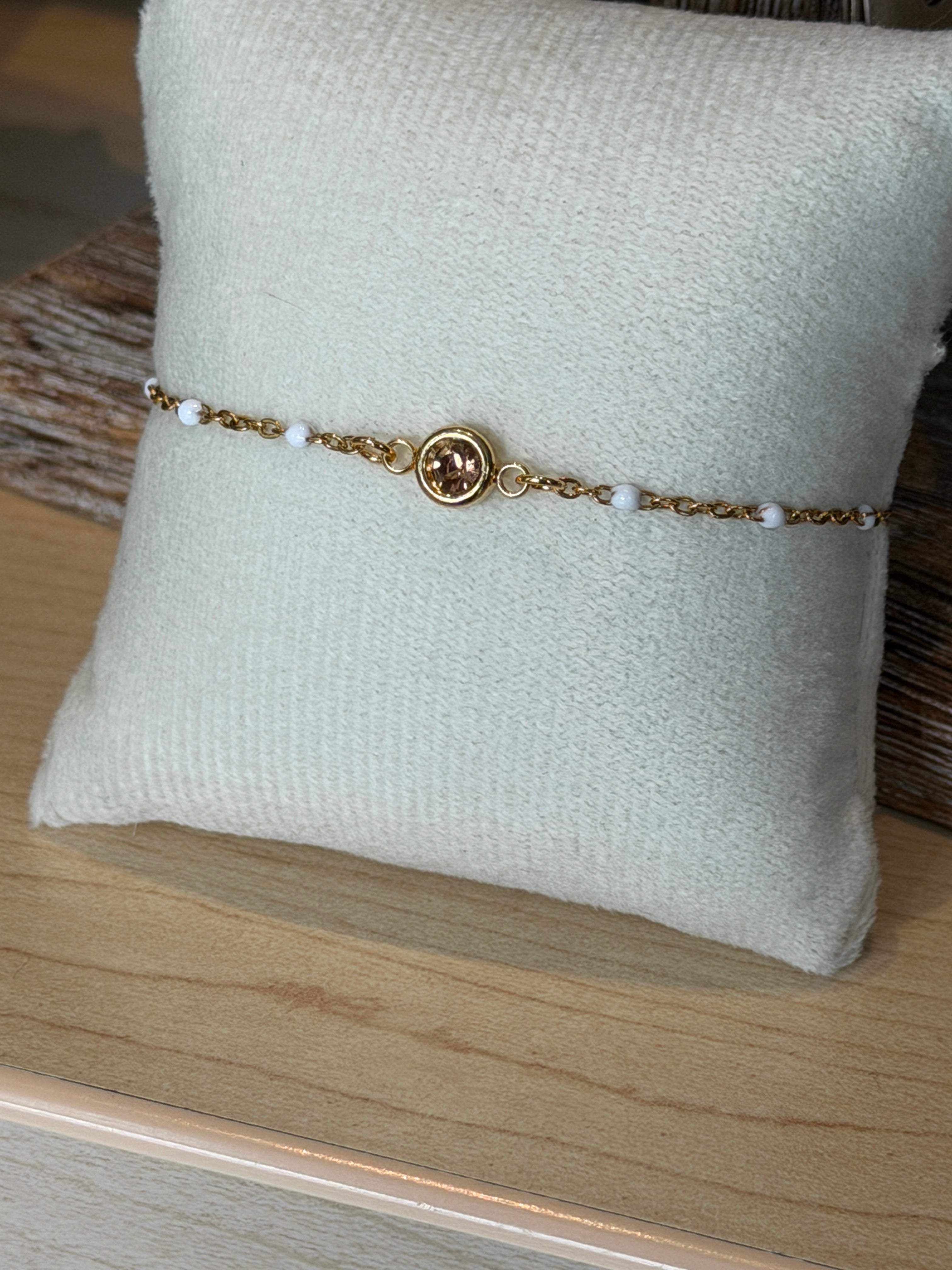 Solo bracelet #7 14k gold filled with tassel