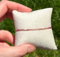 Aria bracelet #12 2mm Tourmaline & Pearl with 14k gold plated accents*
