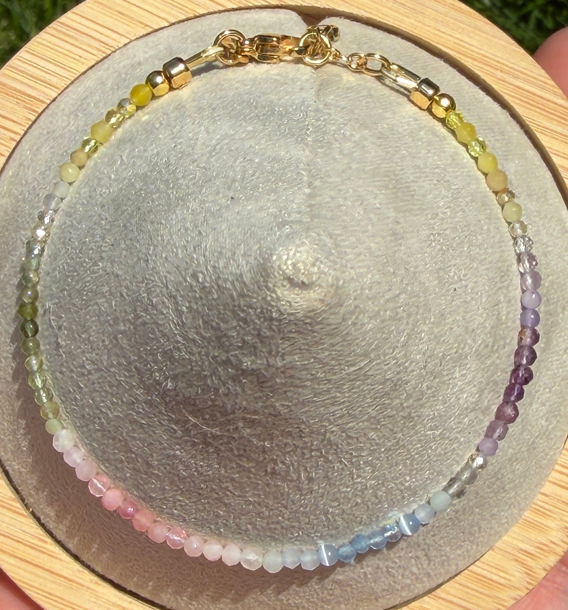 Solo bracelet #20 Mixed gemstones