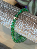 Green Glass Essential Single Bracelet