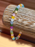 Multi Glass Evil Eye Single Bracelet #2