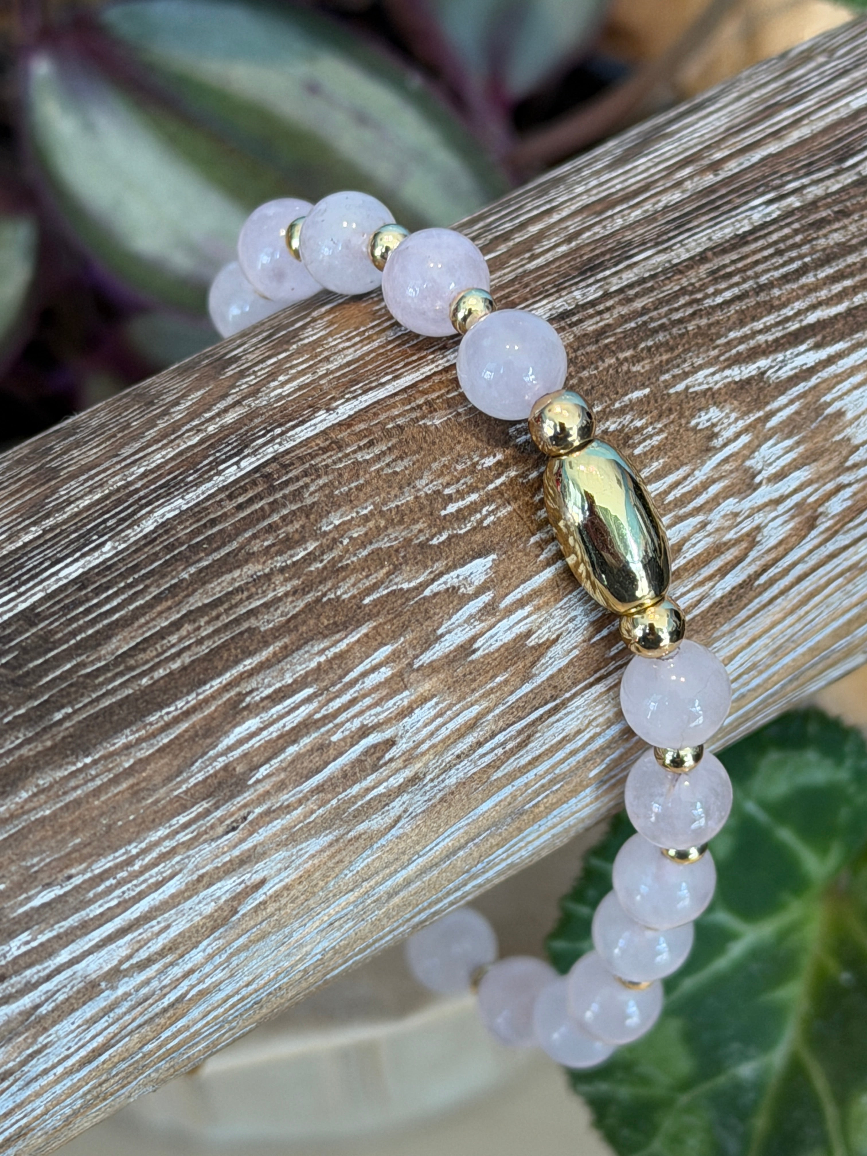 Rose Quartz bracelet @Evanston Made Storefront